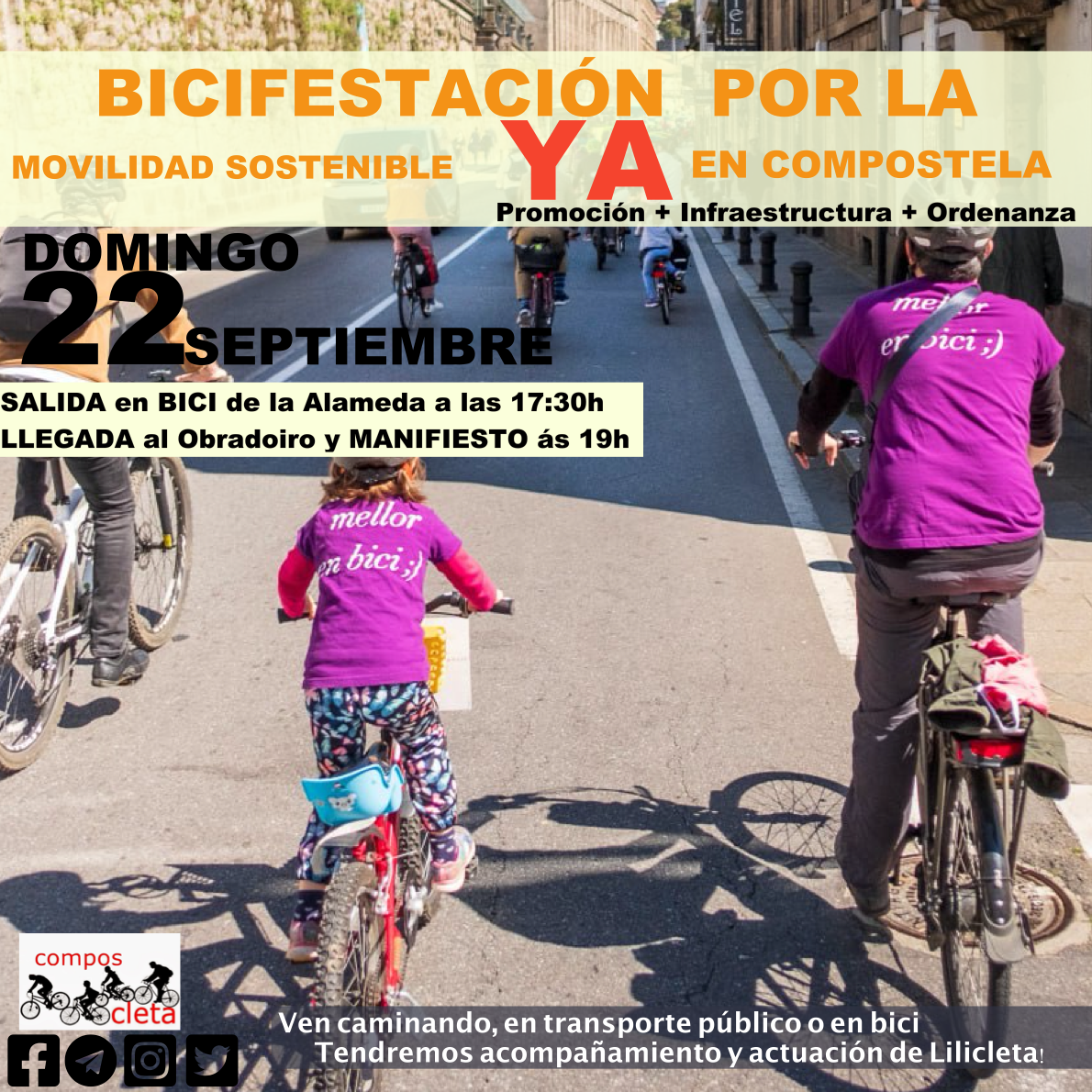 Cartaz Bicifestación Sep 2024