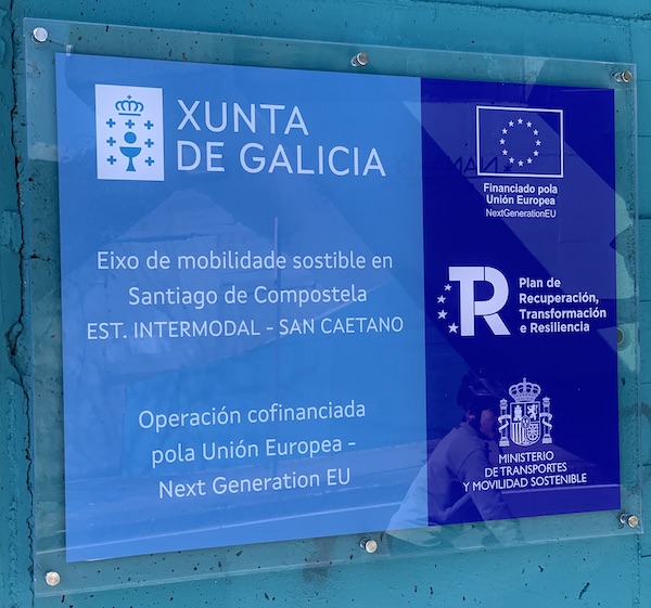 Placa del eje de movilidad sostenible